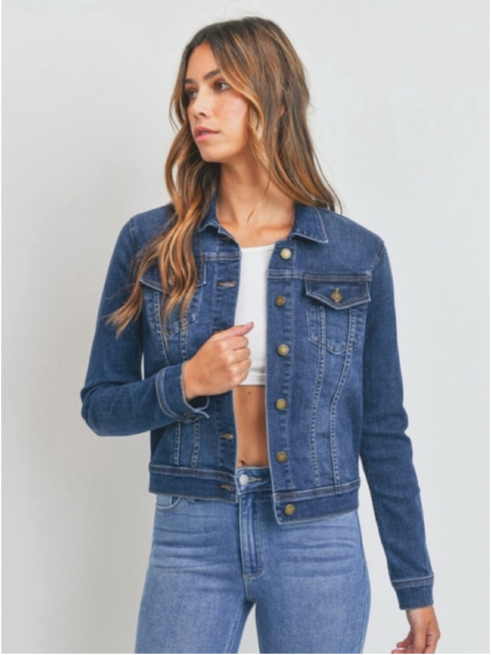 Just Jeans Women’s Denim Jacket XL Dark Blue